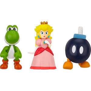 DTC New Super Mario Bros U Micro Land Yoshi / Princesa Peach / Bob-omb