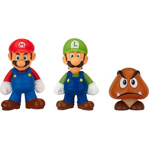 DTC Super Mario Bros U Micro Land Mario / Luigi / Goomba