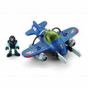 Fisher Price Imaginext Avão Sky Racer Tornado Jet