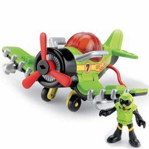 Fisher Price Imaginext Avião Sky Racer Sea Stinger