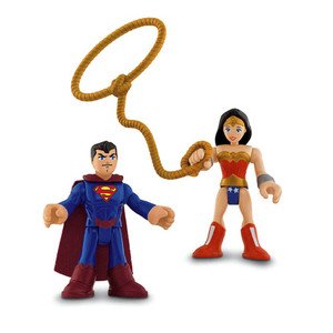 Fisher Price Imaginext DC Super Friends Superman e Mulher Maravilha