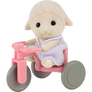 Gulliver Sylvanian Families Bebê Ovelha com Triciclo