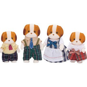 Gulliver Sylvanian Families Família dos Cachorros de Seda