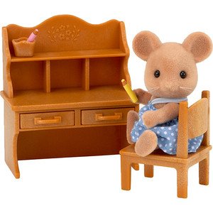 Gulliver Sylvanian Families Irmã Rato com Escrivaninha