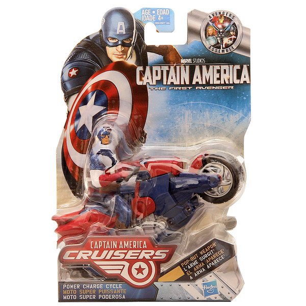 Hasbro Capitão América Veículo Moto