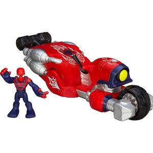 Hasbro Marvel Super Hero Adventures Homem Aranha com Web Wheelin' Bike