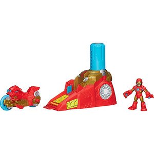 Hasbro Marvel Super Hero Adventures Playskool Heroes Lançador Homem de Ferro