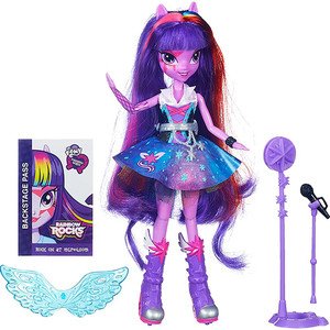 Hasbro My Little Pony Equestria Girls Rainbow Rocks Twilight Sparkle Cantando