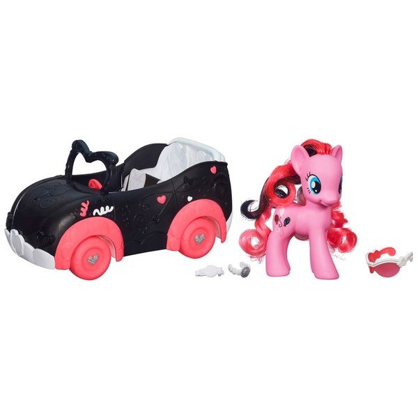 Hasbro My Little Pony Friendship Is Magic Carro Rosa e Fabuloso da Pinkie Pie