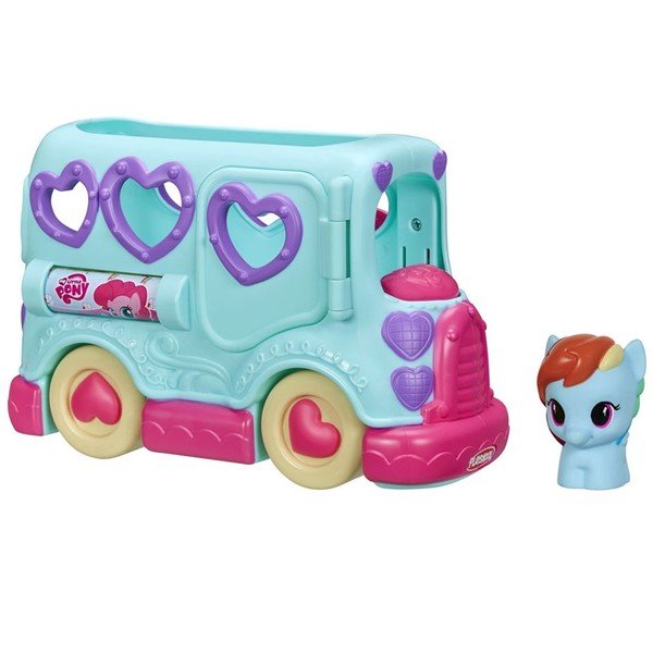 Hasbro My Little Pony Playskool Friends Rainbow Dash Ônibus da Amizade