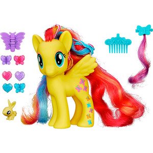 Hasbro My Little Pony Rainbow Power Penteados da Moda Fluttershy