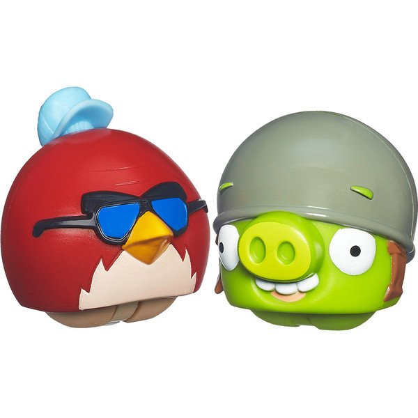 Hasbro Playskool Heroes Angry Birds Go Pássaro vermelho e Porco Helmet