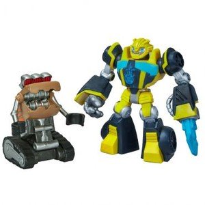 Hasbro Playskool Heroes Transformers Rescue Bots Bumblebee e Scrapmaster