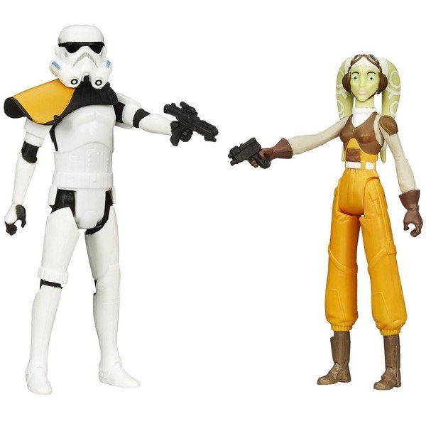 Hasbro Star Wars Rebels Stormtrooper e Hera Syndulla