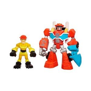 Hasbro Transformers Rescue Bots Heatwave The Fire Bot e Kade Burns