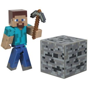 Multikids Minecraft Steve com Acessórios