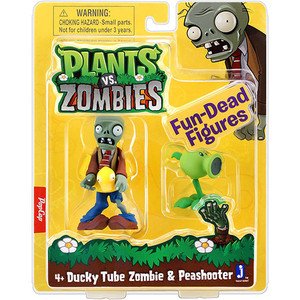 Multikids Plants vs. Zombies Ducky Tube Zombie and Peashooter