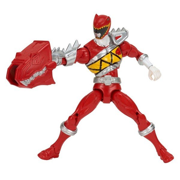 Sunny Power Ranger Dino Charger Armadura de Luxo Ranger Vermelho