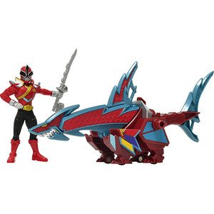 Sunny Power Rangers Samurai Sharkzord e Shark Attack Ranger