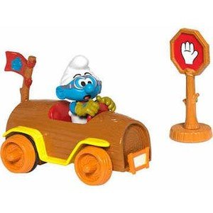 Sunny Smurfs Veículos Carro com Smurf